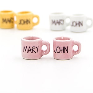 2 Miniature your name mugs Miniature Ceramics