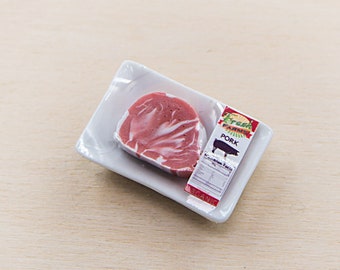 Miniatur Fleisch oder Puppenküche Puppenstube Lebensmittel