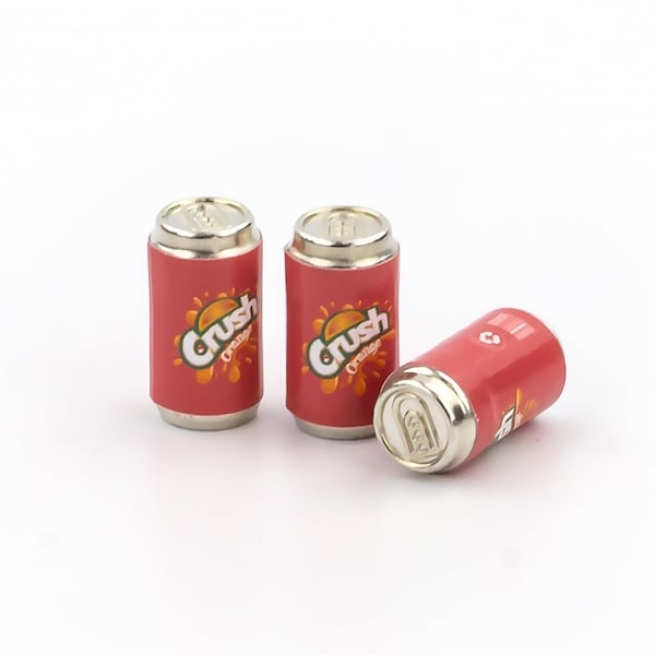 3 Miniature Crush soda cans Realistic miniatures