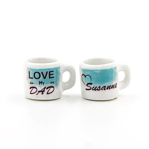 Kubki personalizowane Love Dad Miniatury domków dla lalek