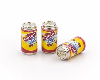 Réplica de 3 accesorios de bebidas en miniatura
