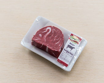Miniatur Fleisch / Puppenküche Lebensmittel