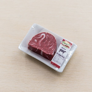 Miniature meat Dollhouse groceries Mini food