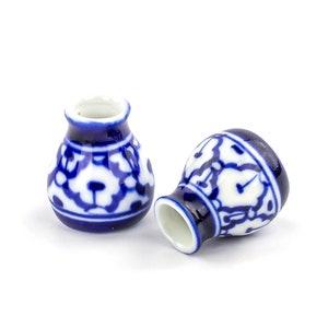 2 Miniaturowe wazony Akcesoria do domku dla lalek
