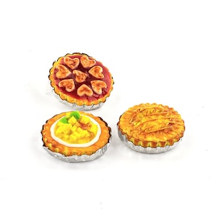 3 Miniaturowe ciasta Piekarnia Dollhouse