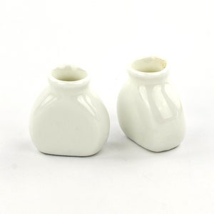 2 Miniature vases Dollhouse decor