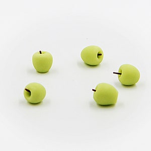 5 Miniature apple Dollhouse food