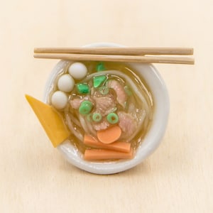 Miniature noodles soup Dollhouse miniatures