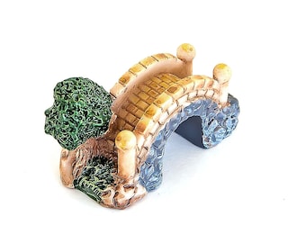 Fairy garden bridge Miniature diorama