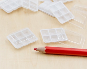 2 boîtes miniatures en plastique pour plateau alimentaire de maison de poupée