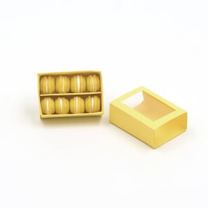 Miniature macaron Dollhouse baking Tiny food