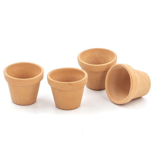 4 Miniature plant pots Terracotta planter
