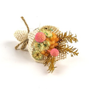 Miniature tiny dried flower bouquet Props replica