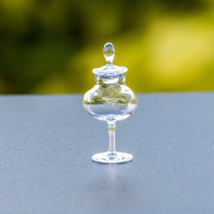 Miniature candy jar Hand blown glass Realistic miniatures
