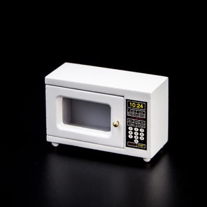 Miniature Microwave Oven Dollhouse Kitchen -  UK