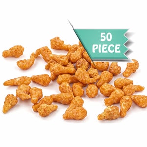 50 Miniature fried chicken pieces