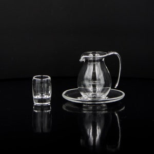 Miniatur Glas Krug Mundgeblasenes Glas