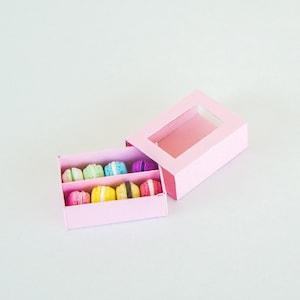 Miniatur Macaron Puppenhaus Backen winzige Speisen