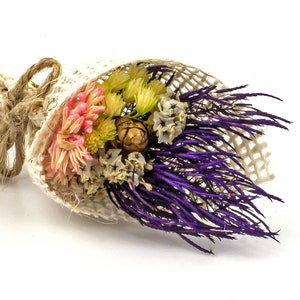 Miniature tiny dried flower bouquet Props replica