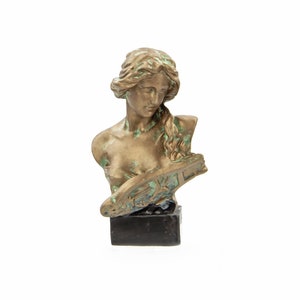 Miniatur Büste Statue Antike Athena Requisiten Replik