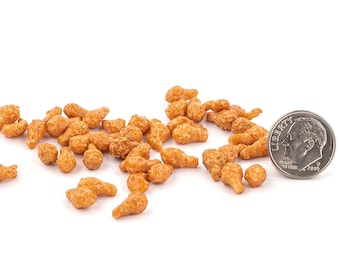 20 Miniature fried chicken pieces