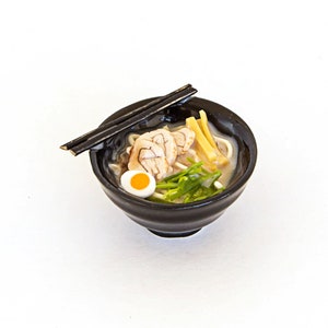Miniature noodles soup Dollhouse food