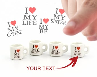 Taza personalizada en miniatura Cerámica en miniatura