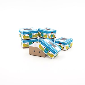2 Miniatur Bananen Box Puppenhaus Lebensmittel