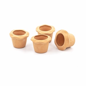 4 Miniature plant pots Terracotta planter