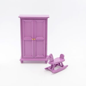 Dollhouse mini furniture Miniature closet