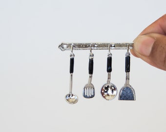 Miniature Cooking utensils Dollhouse miniatures kitchen