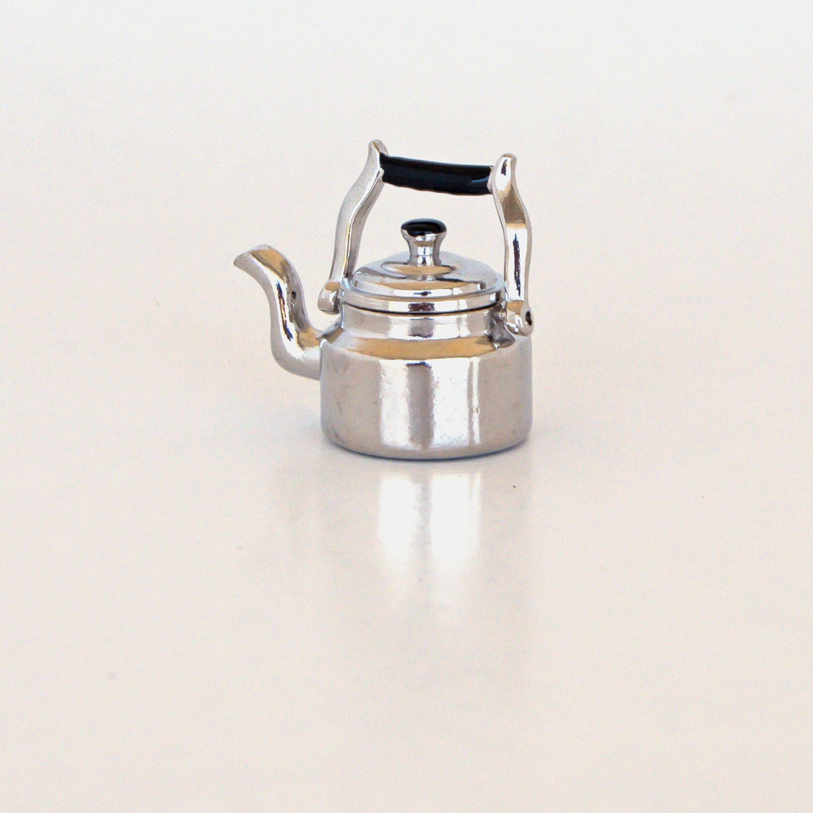 Miniature Tea Kettle Dollhouse Miniatures Kitchen Miniature Etsy