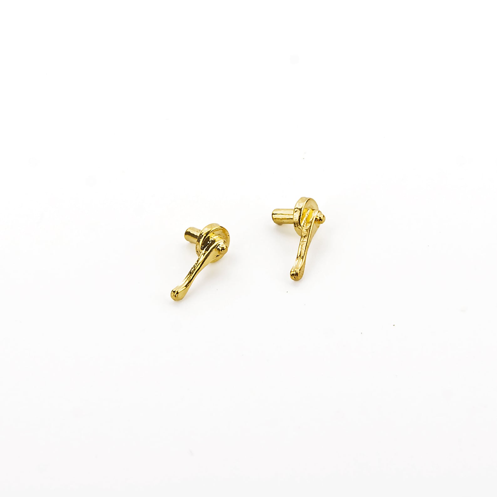 2 Dollhouse Door Handles Realistic Miniatures Etsy