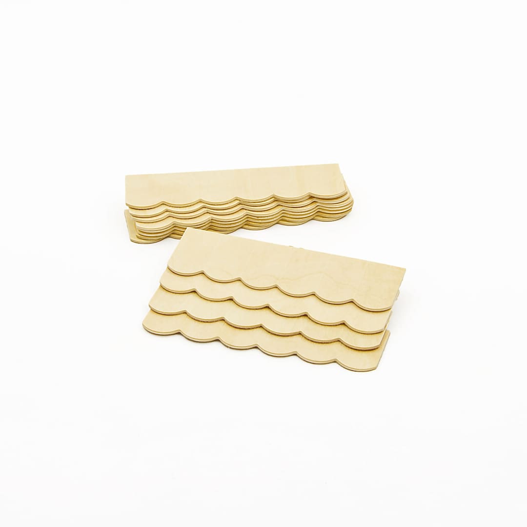 Dollhouse Roof Panels Realistic Miniatures Etsy