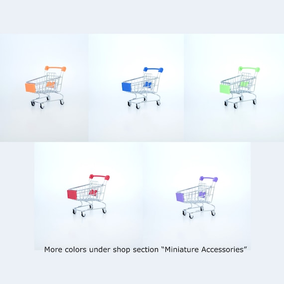 BESTonZON 2 Pièces Panier Mini Caddie Pour Enfants Chariots De Bébé