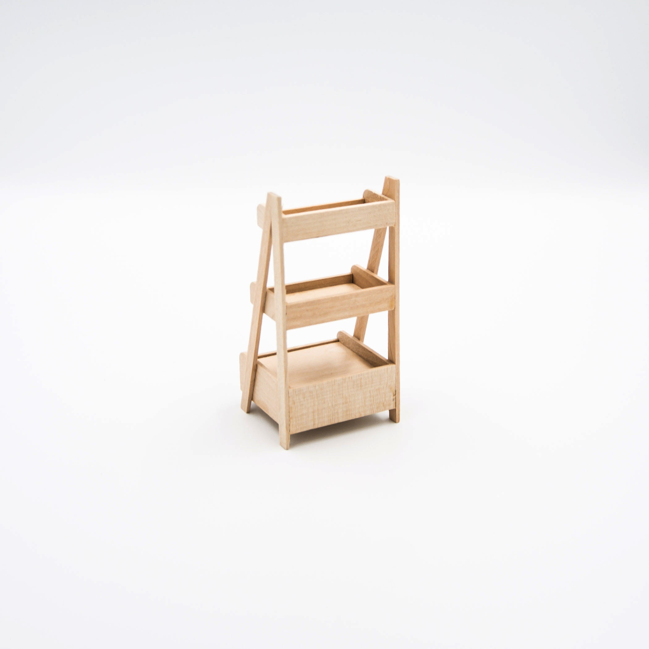 Min Wood Rack Dollhouse Miniature Wood Storage Rack Plant Stand - Etsy