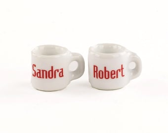 Miniature your name mug, Personalized gift, Cute surprise present