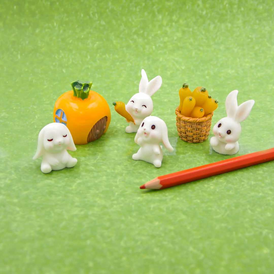 10 Pièces Accessoires Miniatures Pour Jardin Féerique - Décoration Maison De Poupée, Jardin Miniature - 6