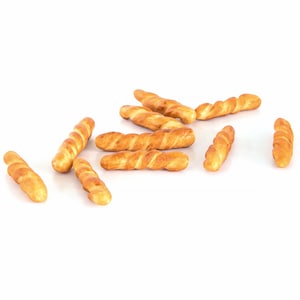 5 Miniature French bread Dollhouse miniatures food Tiny food