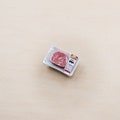 Miniature meat Dollhouse groceries Dollhouse food product logo