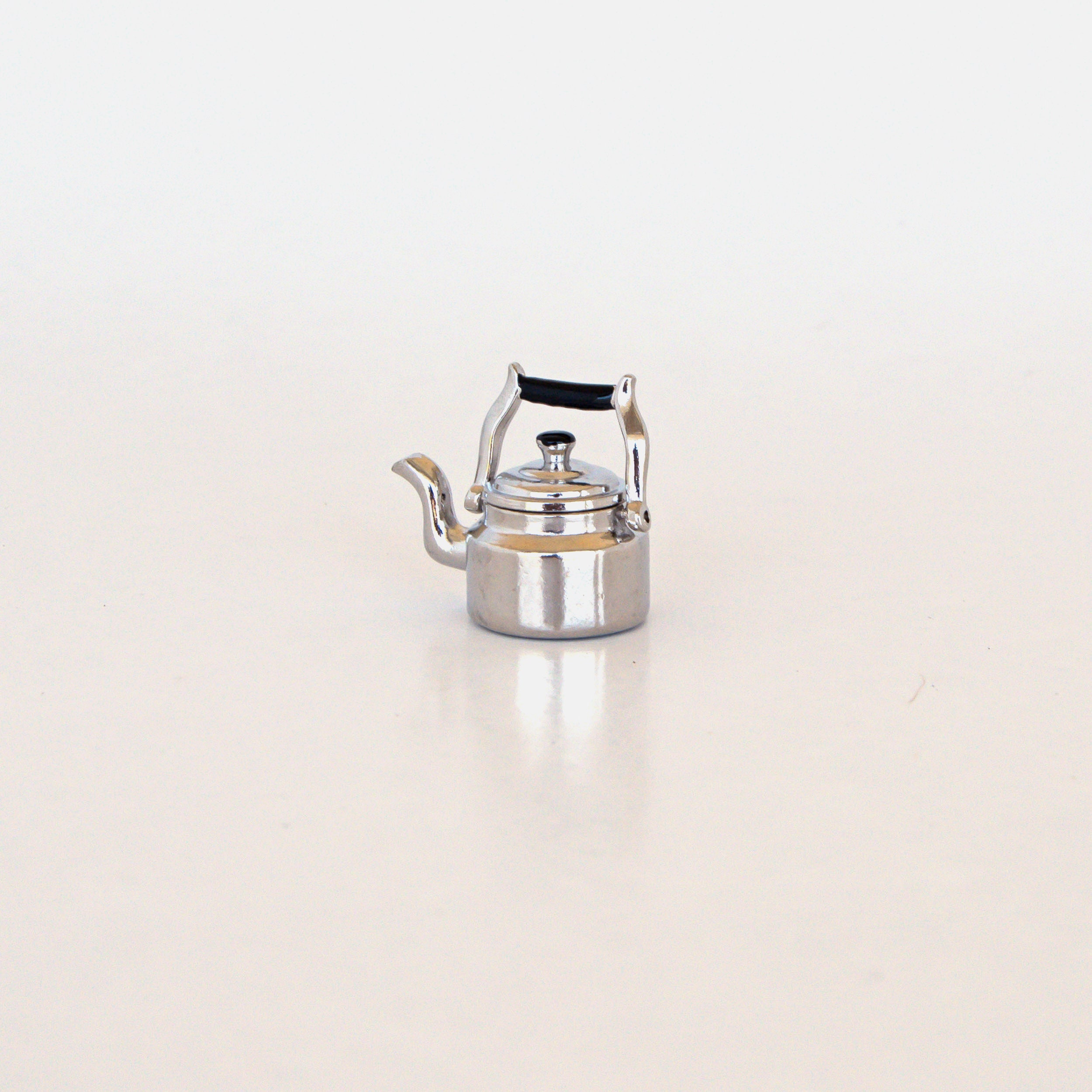 Miniature Tea Kettle Dollhouse Miniatures Kitchen Miniature Etsy