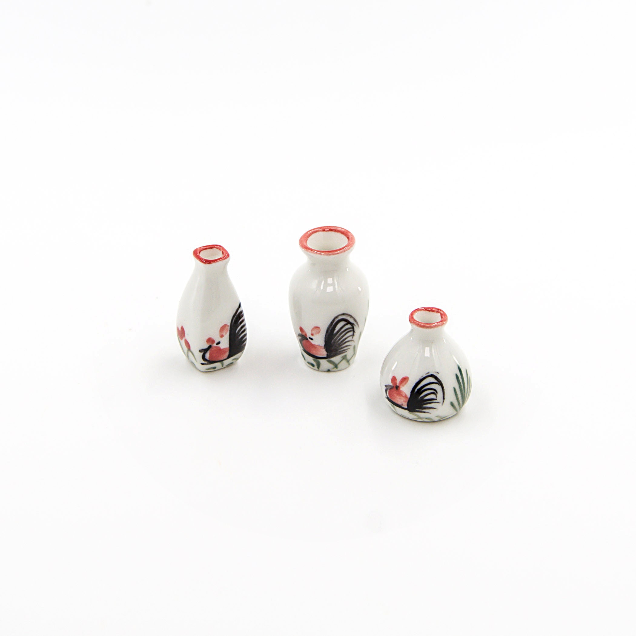 ドールハウスの花のためのミニチュア花瓶セット - Etsy 日本