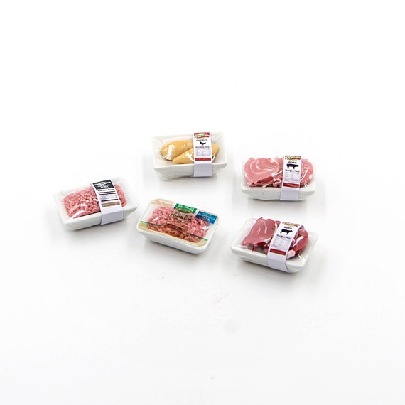 5 Pack Miniature Meat Dollhouse Food -  Norway