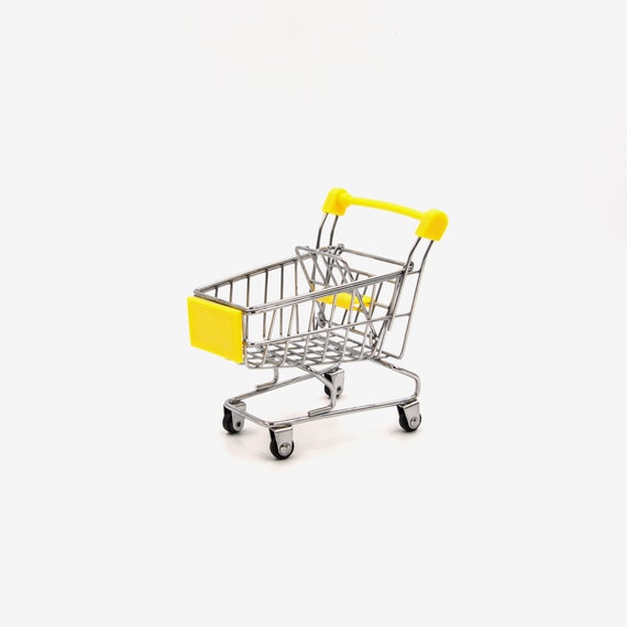 Mini carrito de compras Supermercado de juguete Réplica de