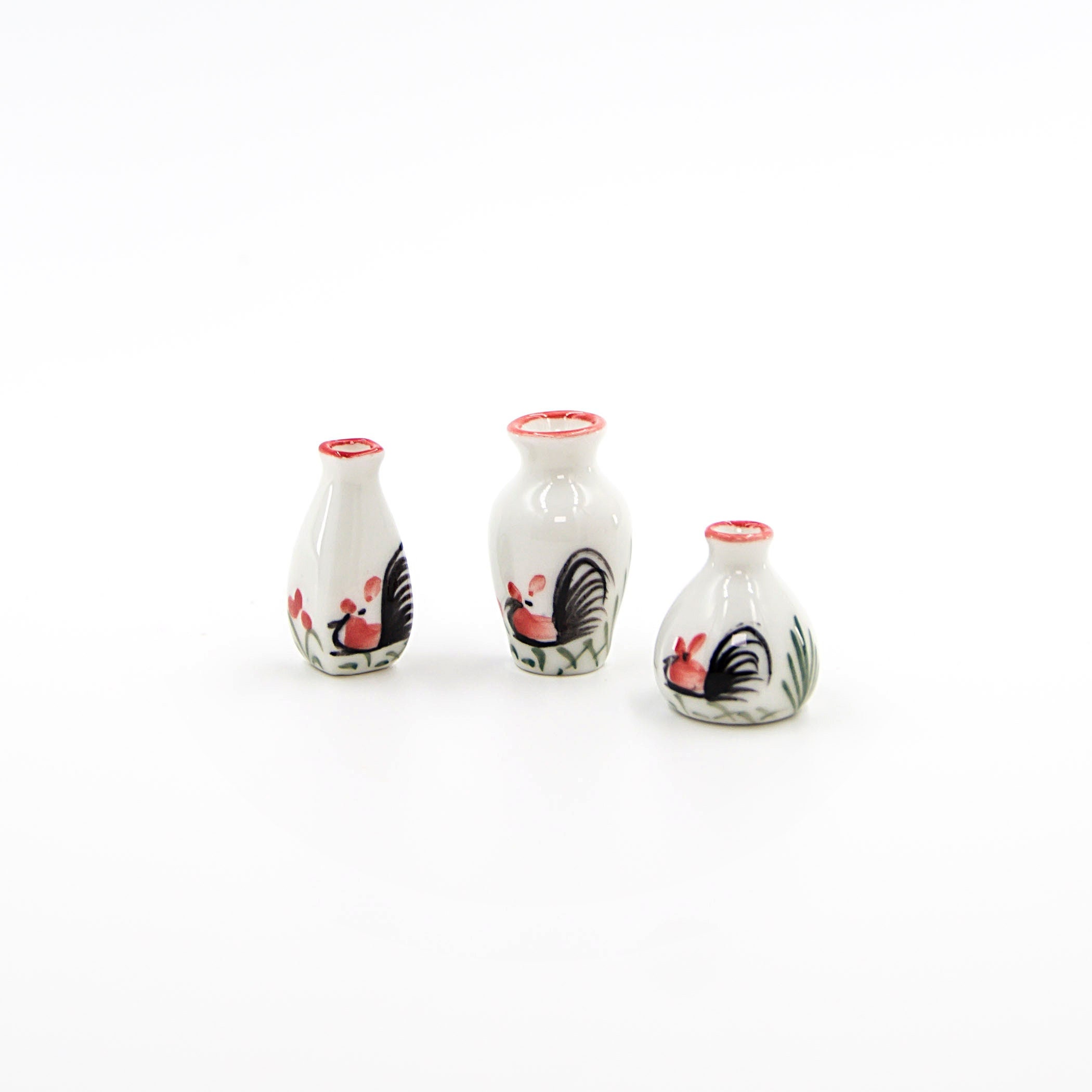 ドールハウスの花のためのミニチュア花瓶セット - Etsy 日本