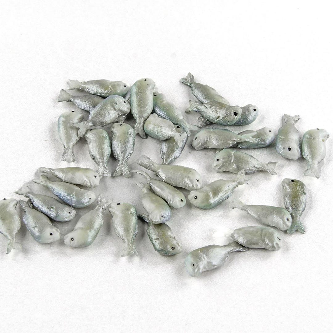 5 Miniature Fish Realistic Miniatures Props Replica - Etsy
