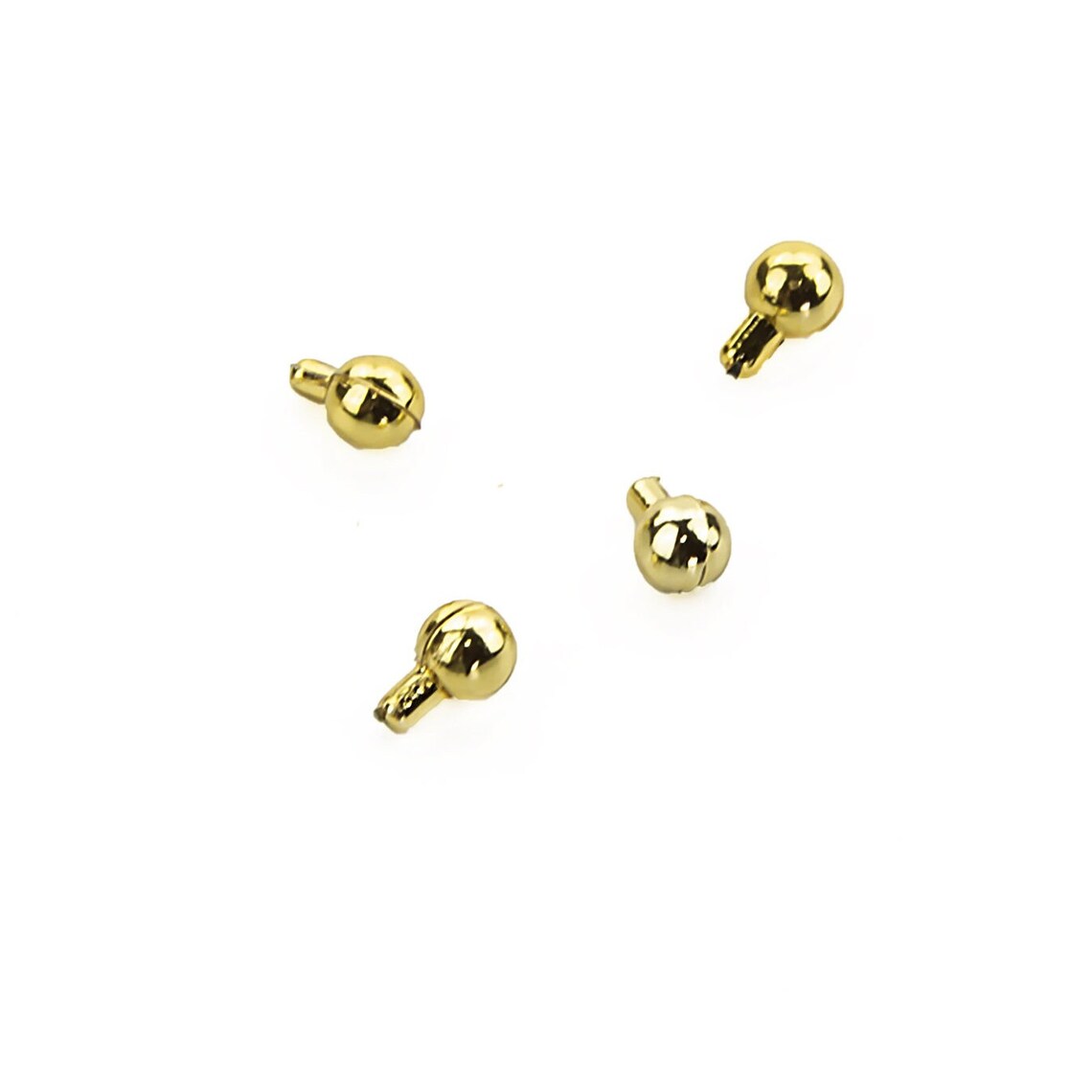 4 Dollhouse Door Knobs Realistic Miniatures Etsy