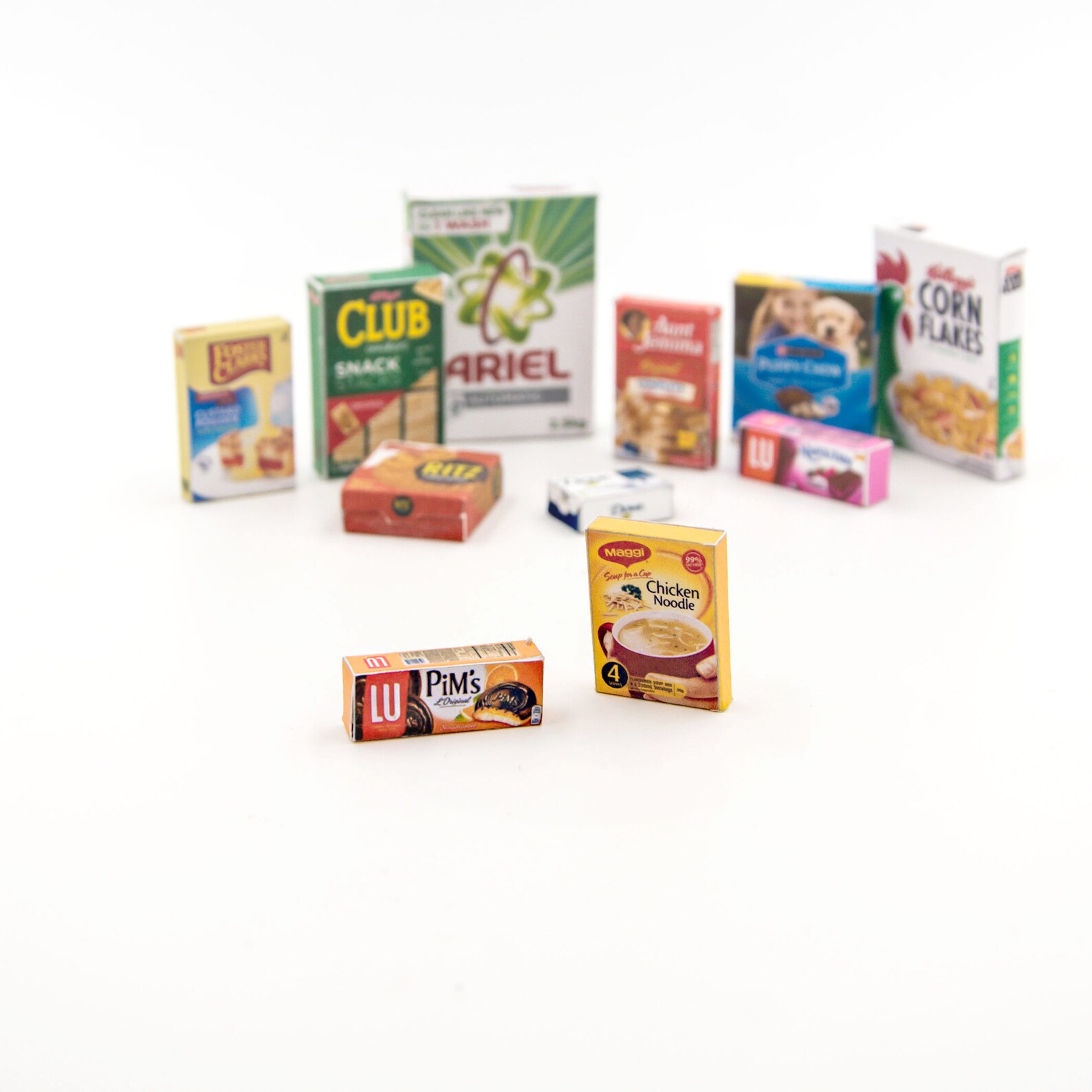 Dollhouse groceries set Miniature shop Etsy