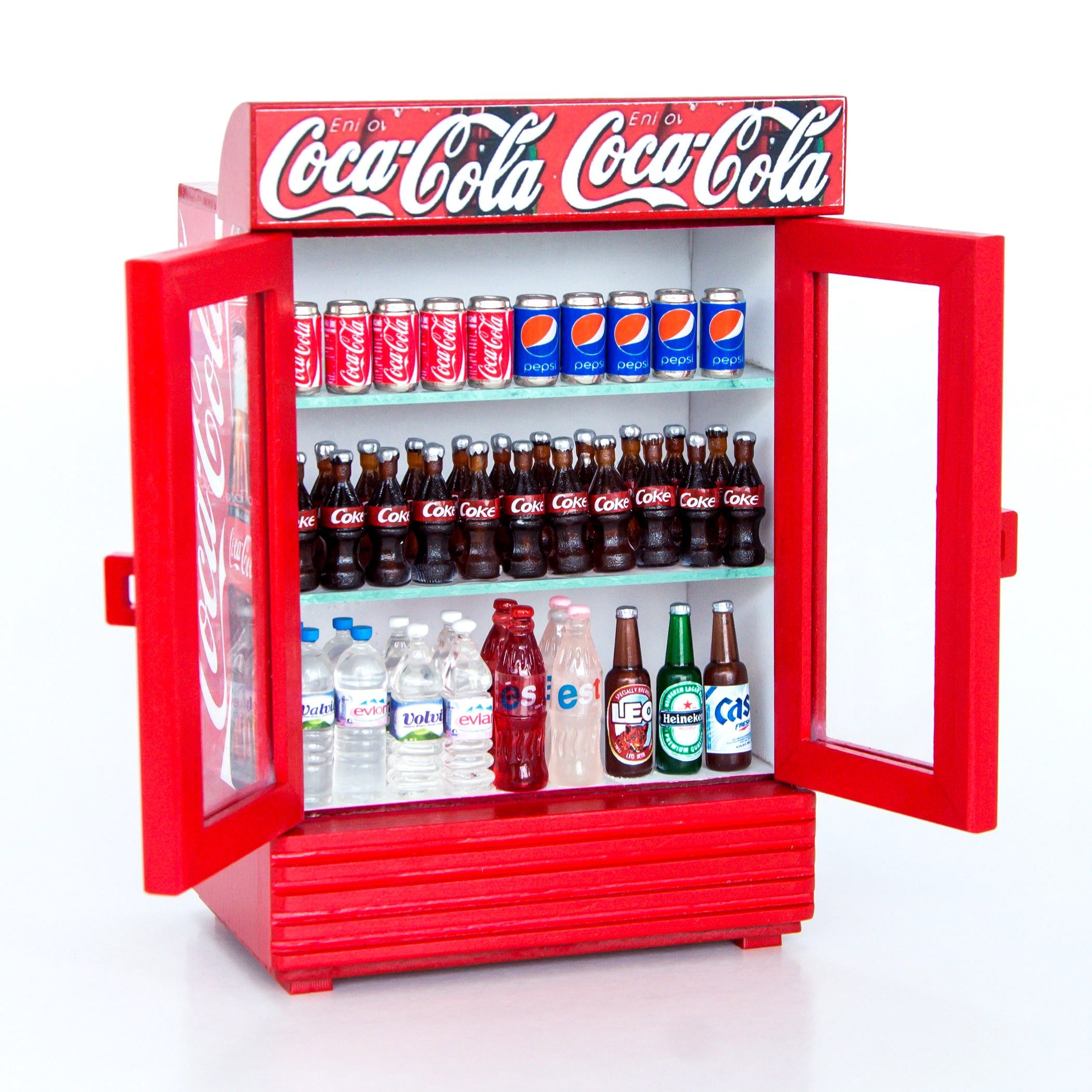 coke a cola fridge
