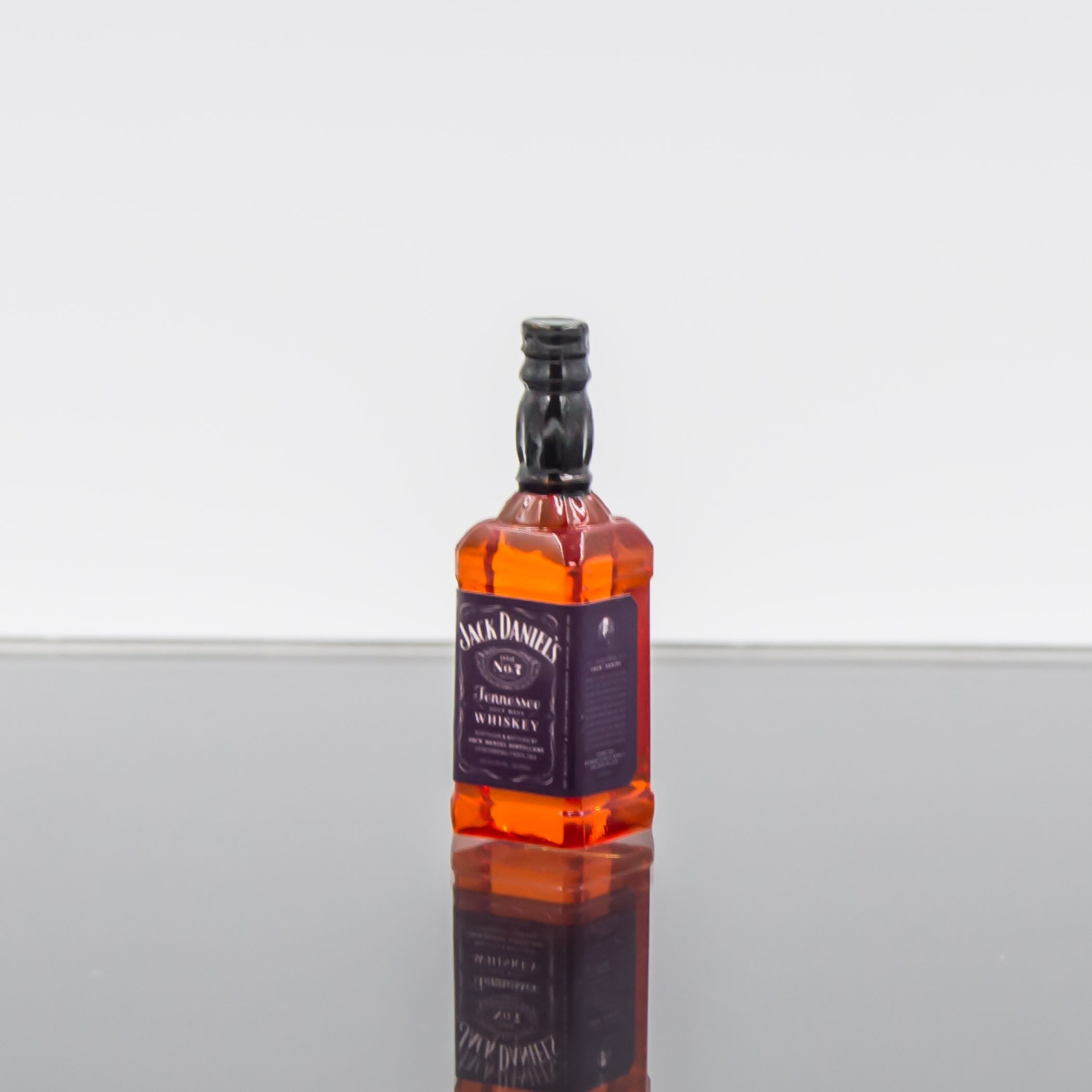 Miniature bottle Jack Daniels Tabletop miniatures Dollhouse Etsy